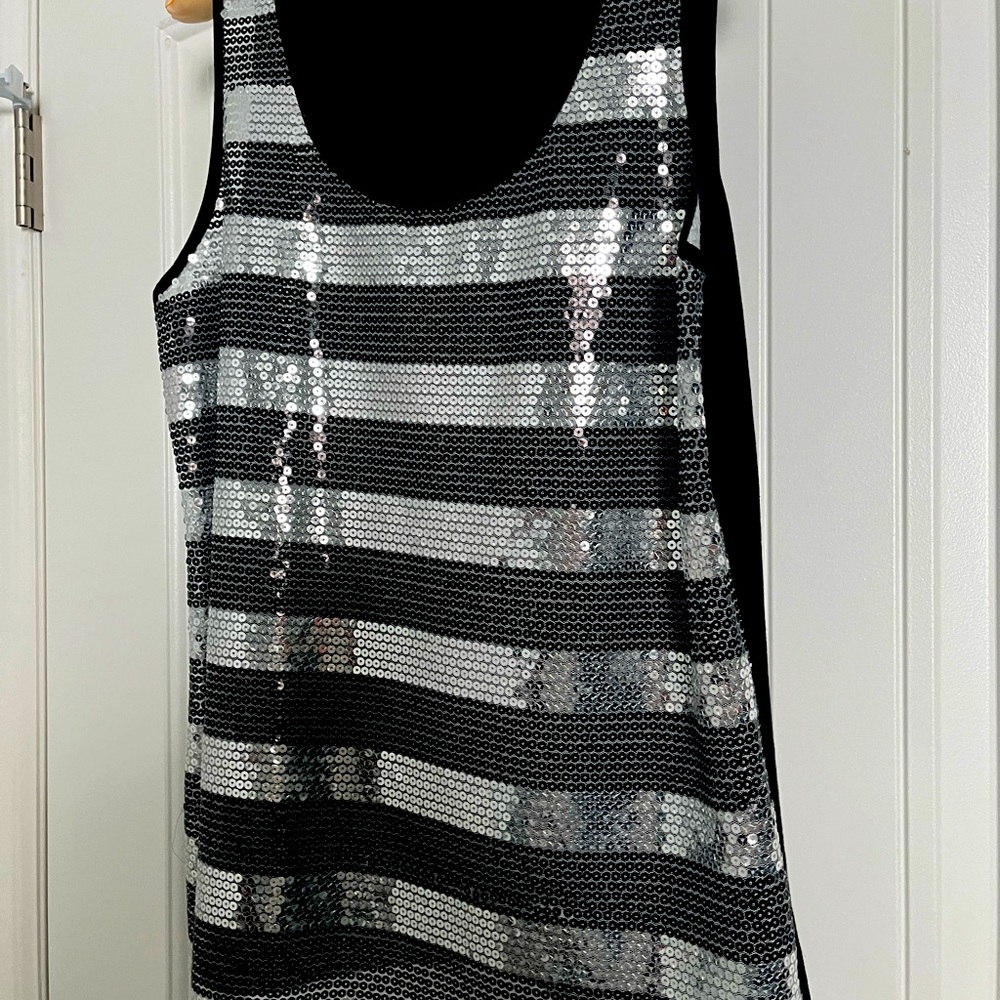 Sequined tank